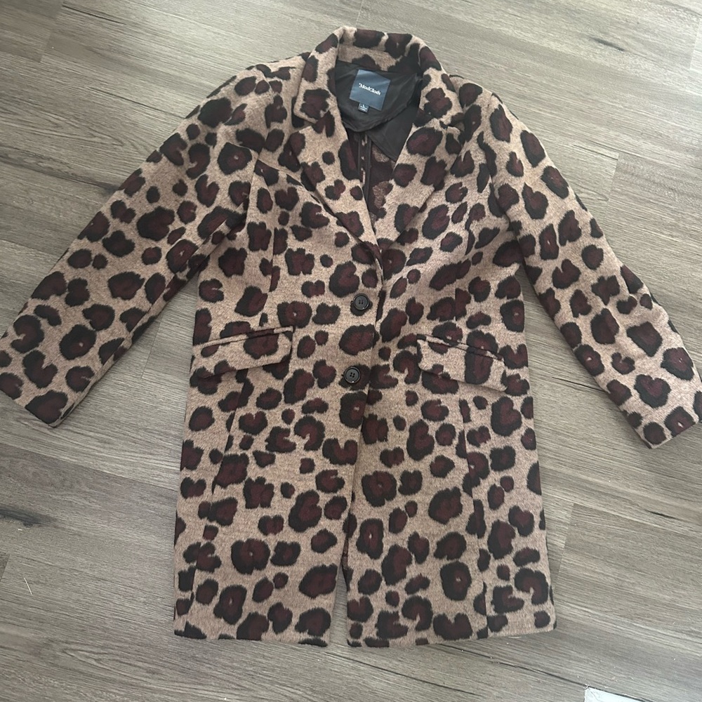 Modcloth leopard coat